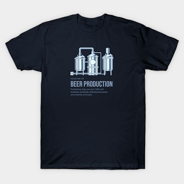 BEER PRODUCTION T-Shirt by FBdesign